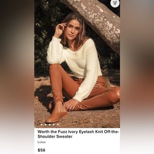 Brand new Lulus cozy sweater.